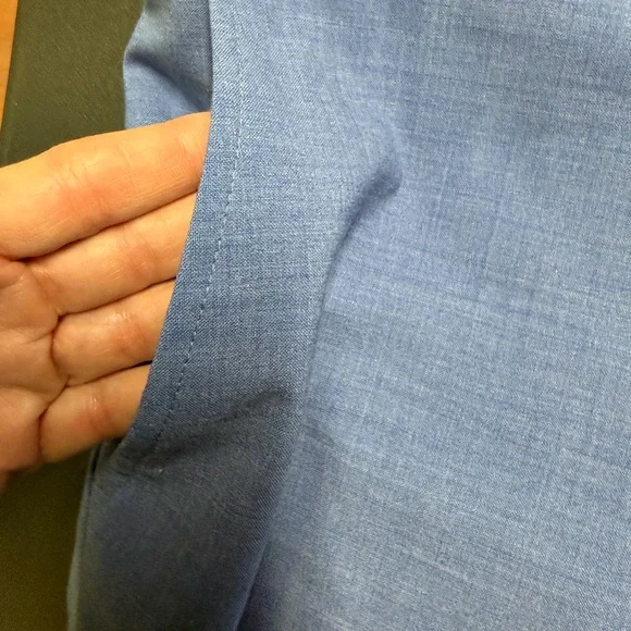 Banana Republic Ryan Blue Trousers 12 Long - Picture 12 of 16